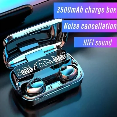 M10 TWS Wireless Headset - Touch Control - Bluetooth Earbuds 5.3 - Original (NEWEST) - Type - C - Charging_pushopper