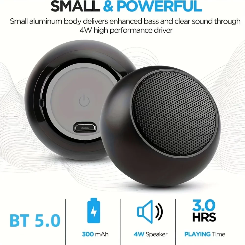 M3 Mini Bluetooth Speaker- M3 Portable Wireless Bluetooth Speaker (Any Color) - Image 4