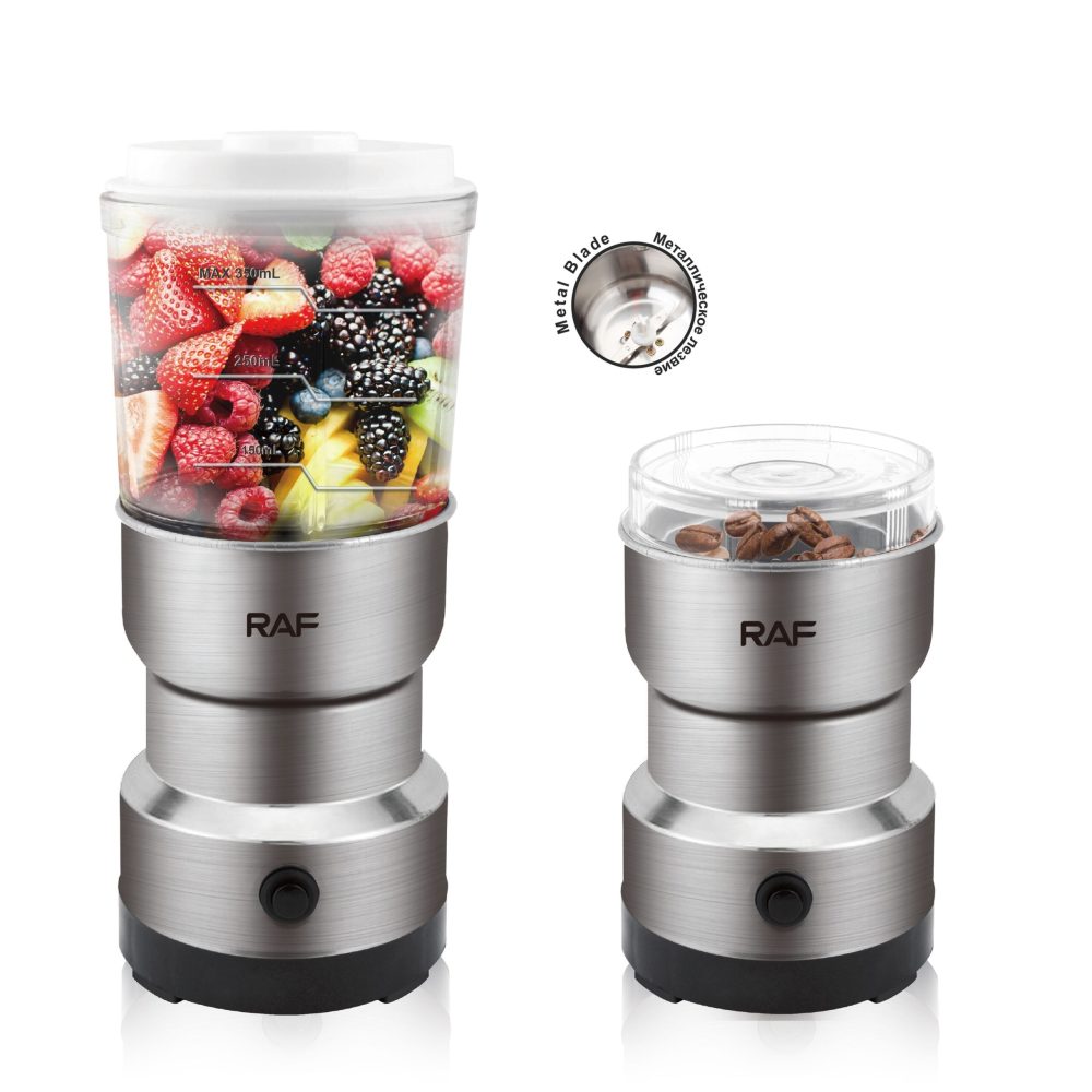 RAF R-7126 (2 In 1) Mini Blender, Spices Grinder – 300W_PUSHOPPER