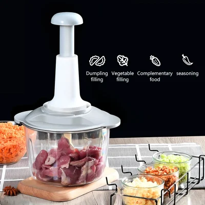 Manual Hand Push Chopper/Multifunctional Hand Pat Chopper and Mixer_PUSHOPPER