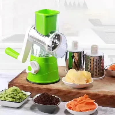 Multifunctional Roller Vegetable Cutter Hand Crank Home Kitchen Shredder Potato Grater_PUSHOPPER