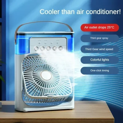 Portable Air Conditioner Humidifier Fan Household Small Air Cooler Portable 3 Speed ​​Fan