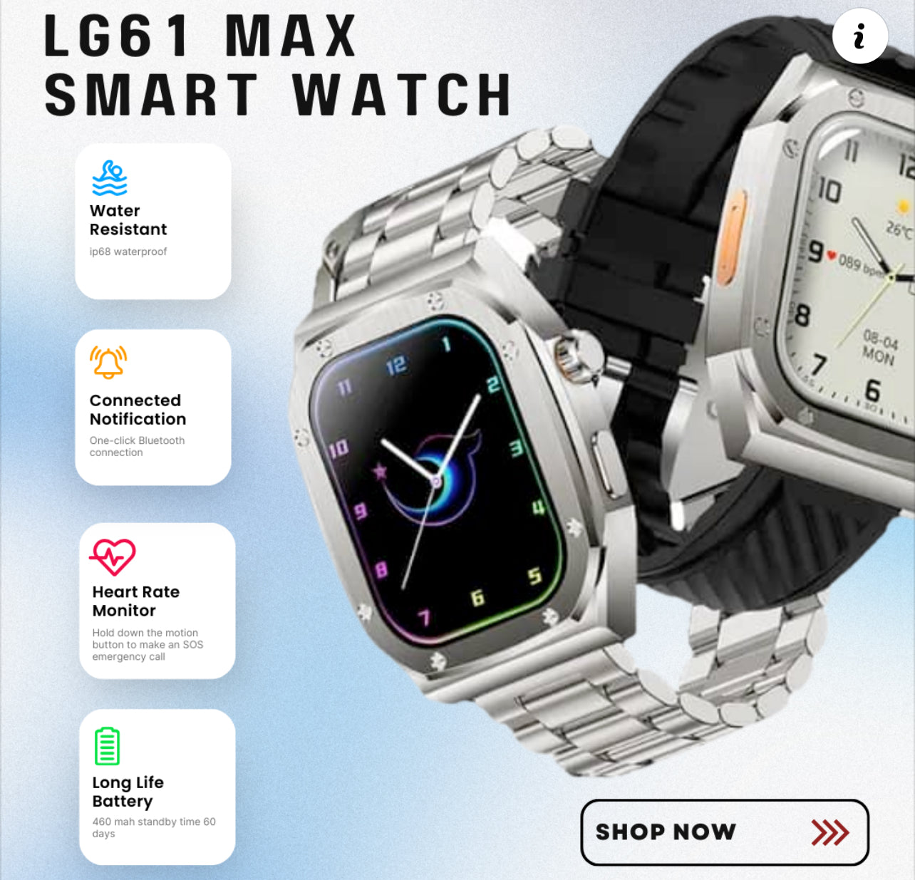 LG 61 MAX - SMART WATCH - UNISEX - Image 3