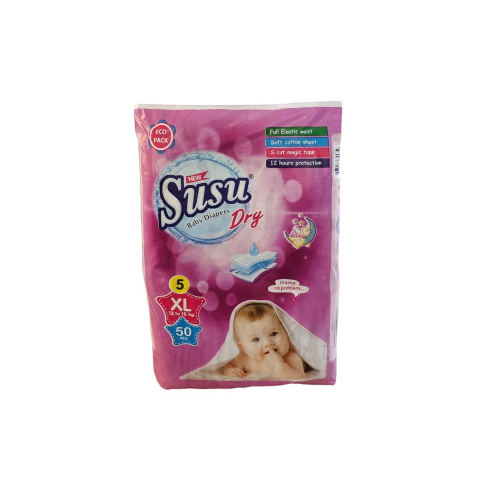 SUSU Dry Baby Diapers XL 50 Pieces_PUSHOPPER