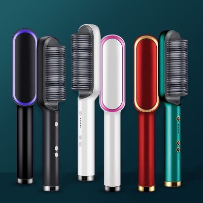 Original 909 Brush Hair Straightener Brush For Girls Comb Style / Hair Styling Hair Comb Brush Multi Color