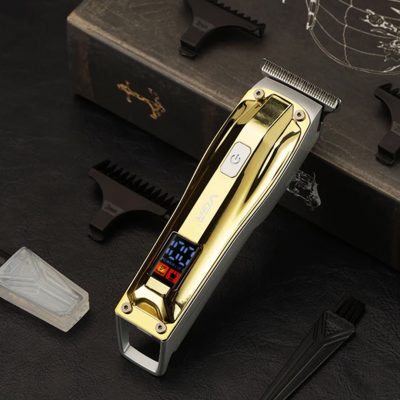 Hair Trimmer with LED Display, Stainless steel Blades PUSHOPPER