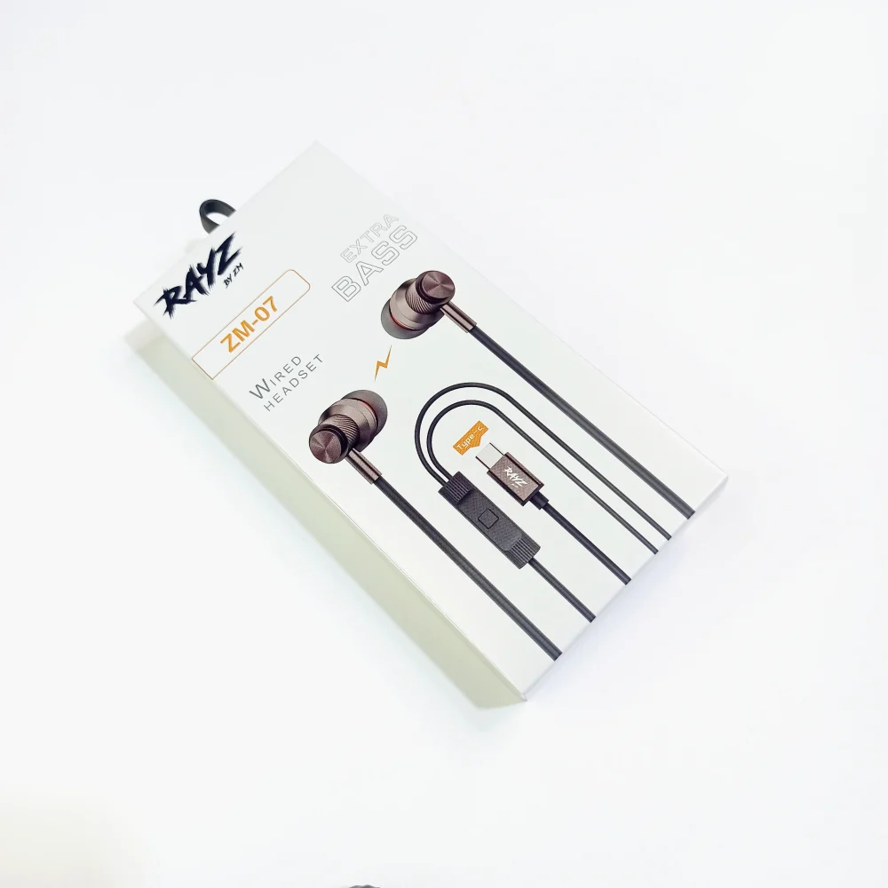 STEREO EARPHONE - TYPE - C RAYZ BY ZM METAL BODY_PUSHOPPER