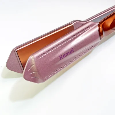 Kemei KM-471 Professional Hair Straightener with Temperature Control_PUSHOPPER