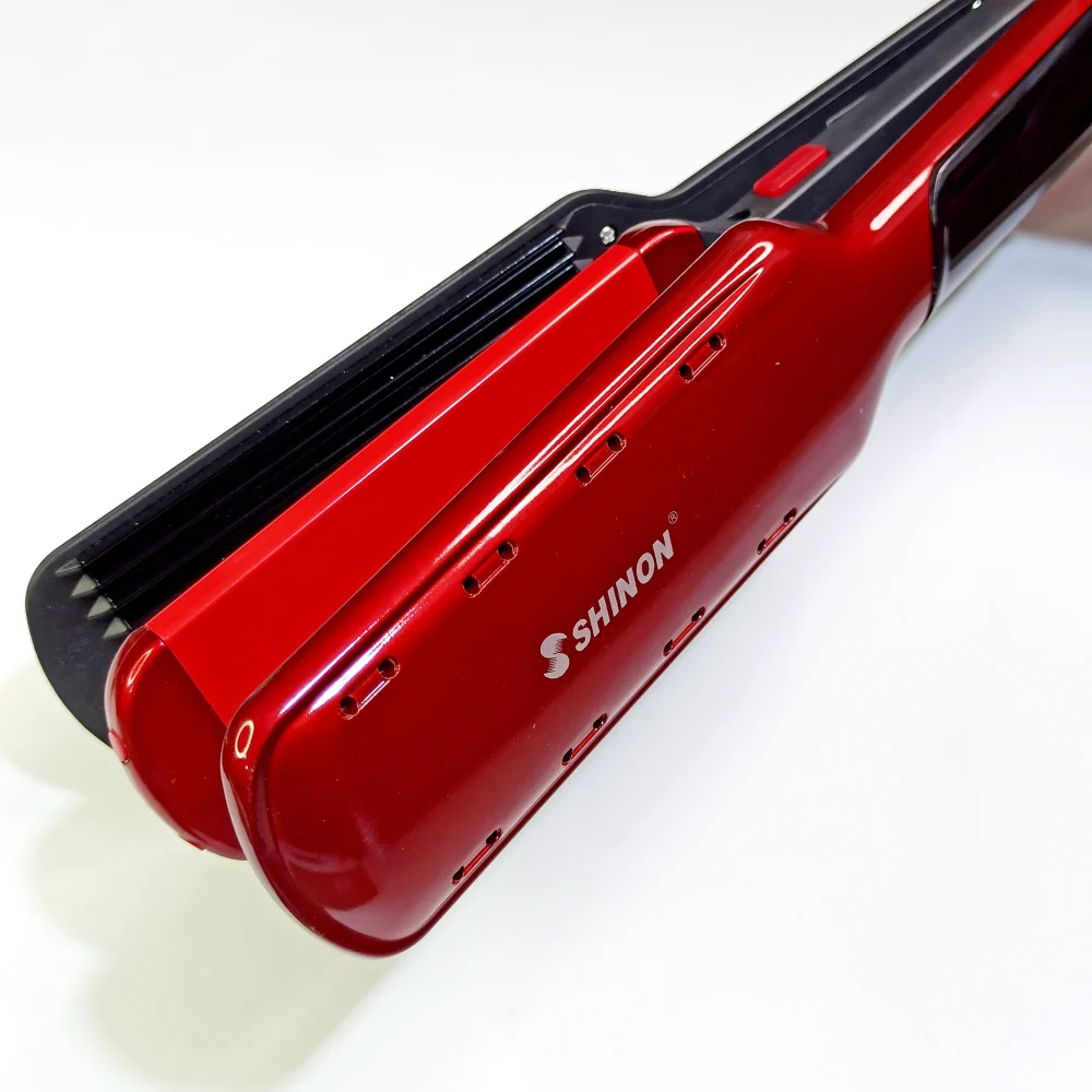 SHINON 8089 Sh-8089 2 in 1 Professional Ceramic Hair Straightener & Curler heavy duty result_PUSHOPPER