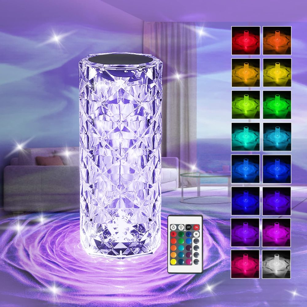 RGB - CRYSTAL LAMP - DECARATIVE, LAMP Pushopper