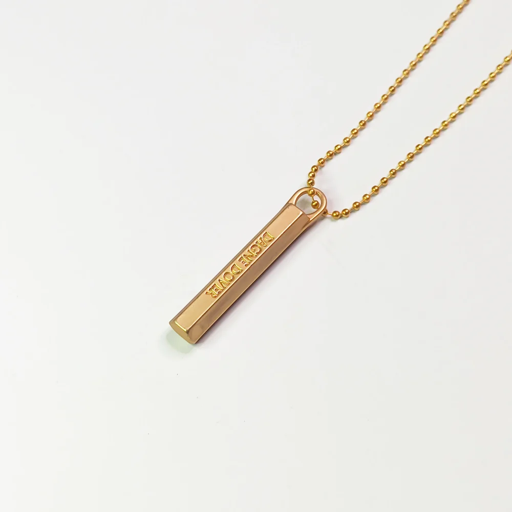 Vertical Bar 3D Necklace For Men Or Women_pushopper