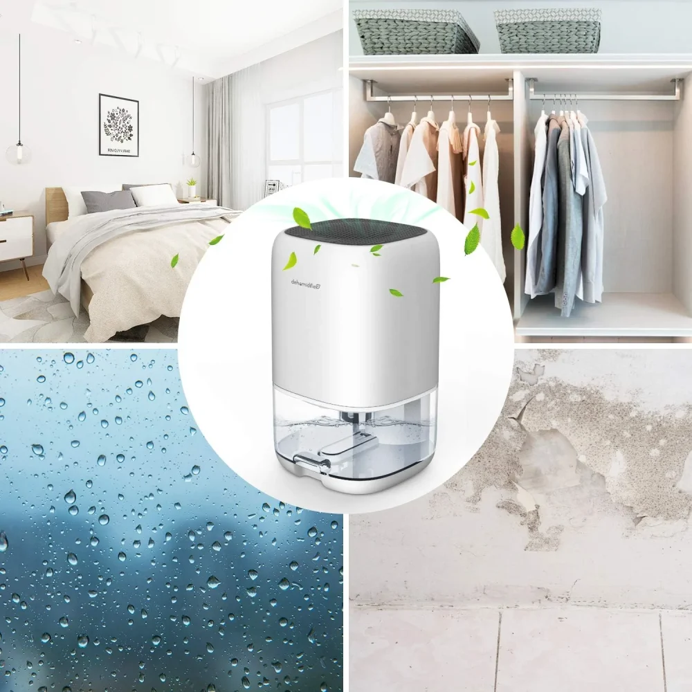 Dehumidifier - 1000ml Small Dehumidifier - Mini Electric Dehumidifier - Air Cleaner_PUSHOPPER