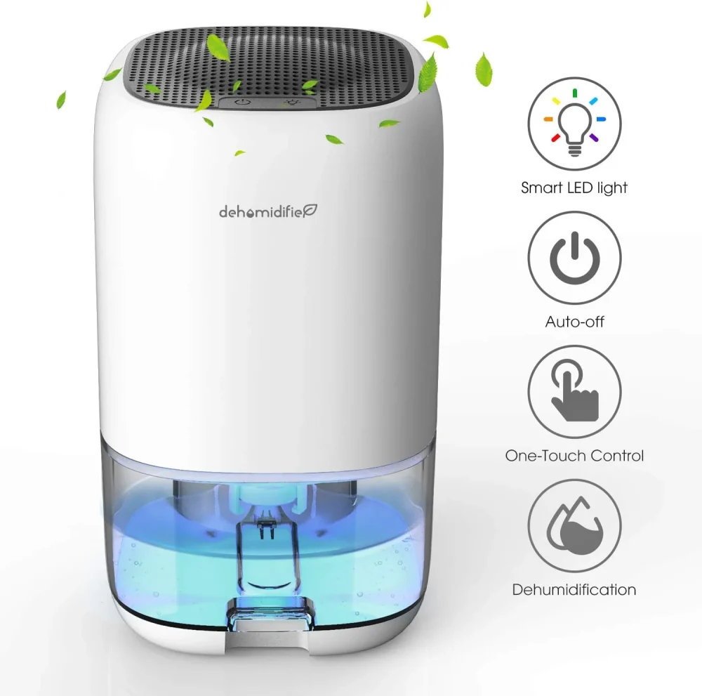 Dehumidifier - 1000ml Small Dehumidifier - Mini Electric Dehumidifier - Air Cleaner_PUSHOPPER