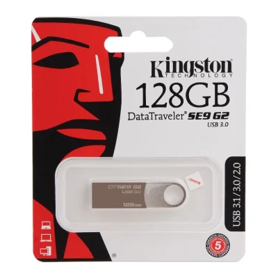 Kingston Flash drive 128 GB USB SPEED 3.0 | 3.1 | 2.0_PUSHOPPER